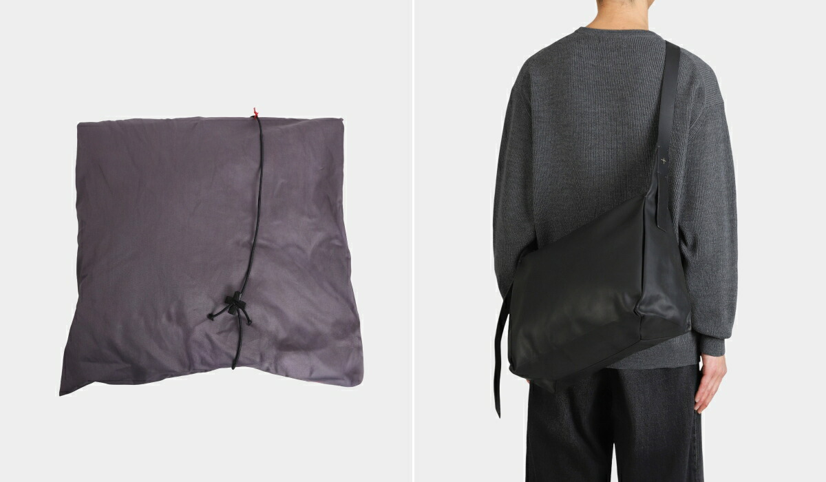 m.a+（エムエークロス） ： large rectangular shoulder bag ： BM30Z