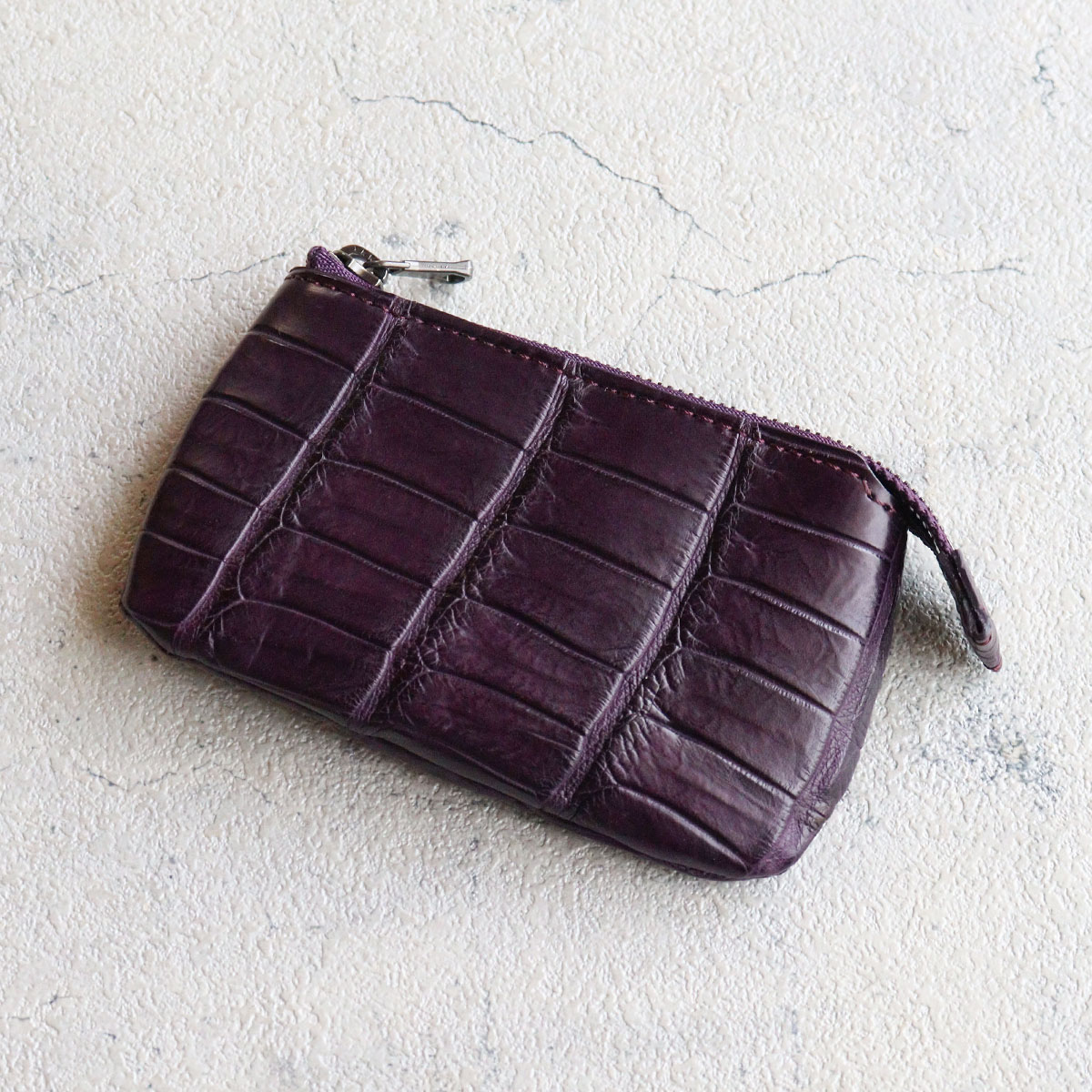 雑誌掲載 スモールクロコダイル ポロサス革 ワニ 希少 ZOO(ズー