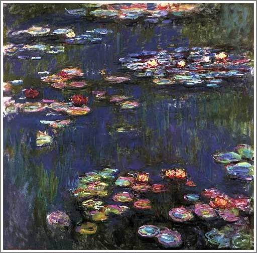 複製画 送料無料 絵画 油彩画 油絵 模写クロード・モネ「睡蓮2」F15