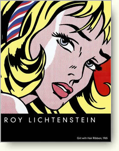 出荷区分D】ロイ・リキテンシュタイン：キス V【絶版シルクスクリーン