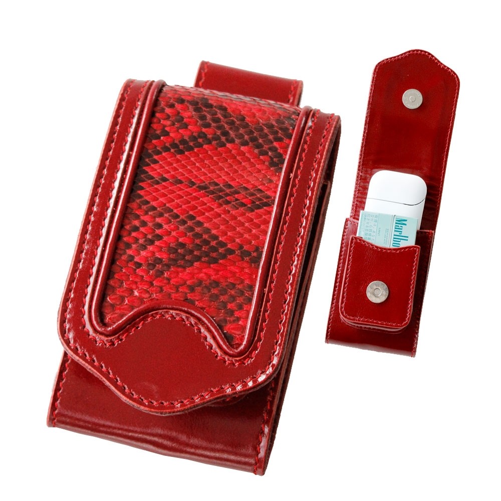 DAYSART（デイズアート） タバコケース 本革 ヘビ革 シガレットケース