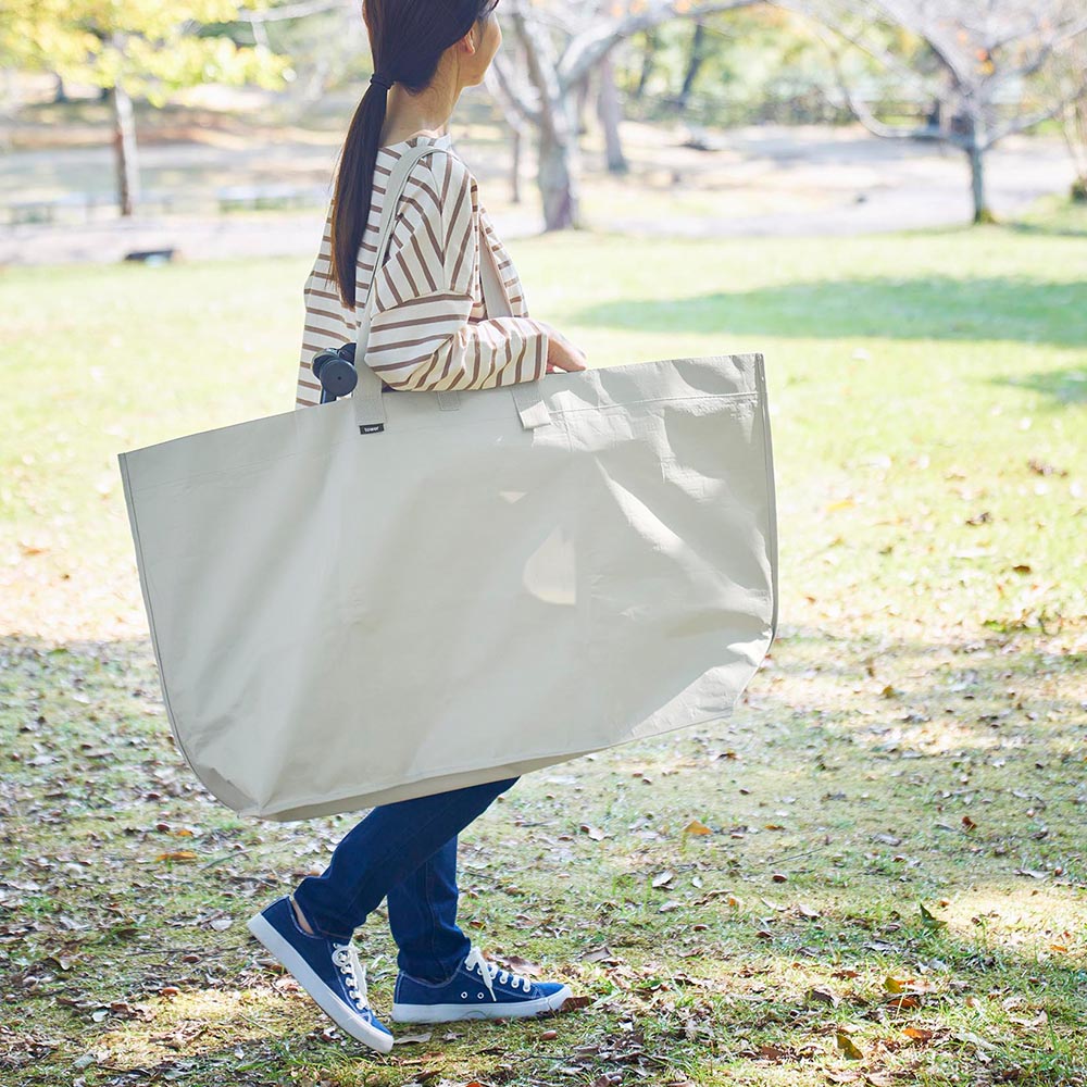 tower 山崎実業 タワー 収納 ポリエチレンシート外遊び収納バッグ