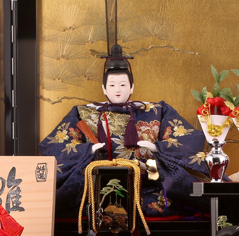 平安豊久 雛人形 ひな人形 雛 三段飾り 五人飾り 平安豊久作 宮秀利休