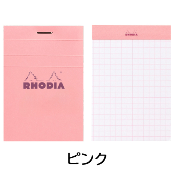 RHODIA（ロディア） ブロックロディア カラーズ ピンク No.11 A7 5冊