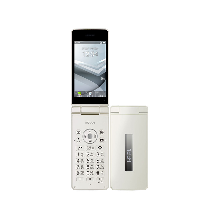 中古 AQUOS ケータイ4 A206SH Y!mobile版SIMフリー 本体 Aランク 携帯