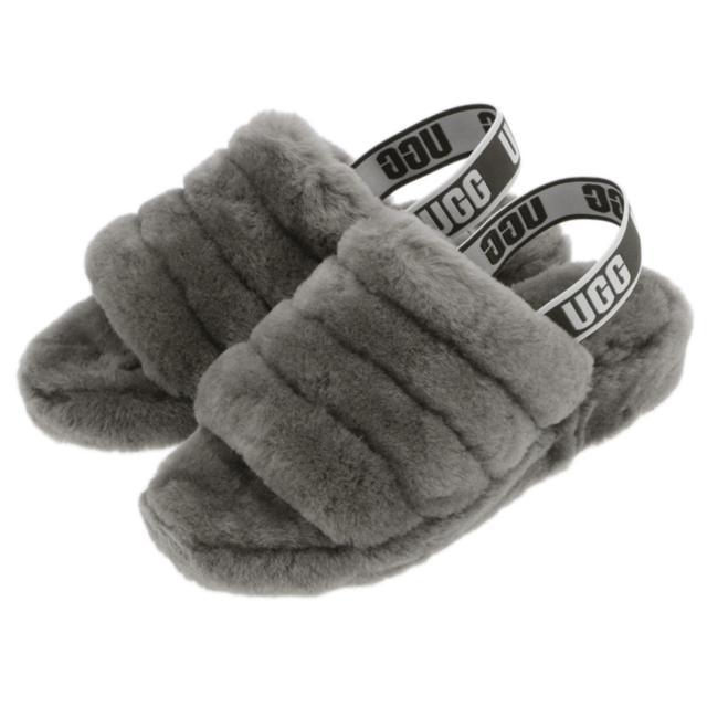 ugg 通販ugg サンダル ファー 好評 フラッフ イヤー スライド FLUFF