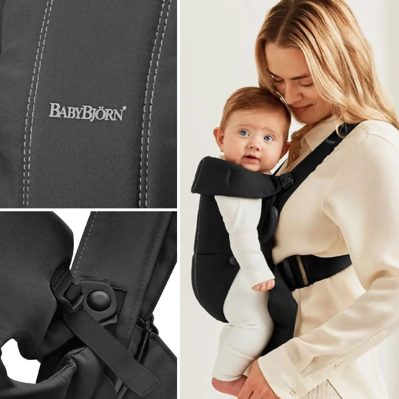 BABYBJORN（ベビービョルン） ベビーキャリアMINI ウーブン ブラック