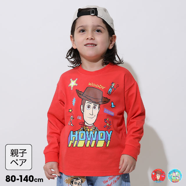 Disney（ディズニー） 親子ペア 長袖 tシャツ キッズ トイ・ストーリー