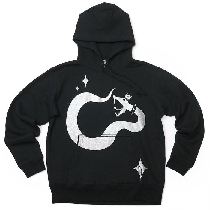 メンズセレクト ロイヤルスネイク 裏起毛 スウェットパーカー