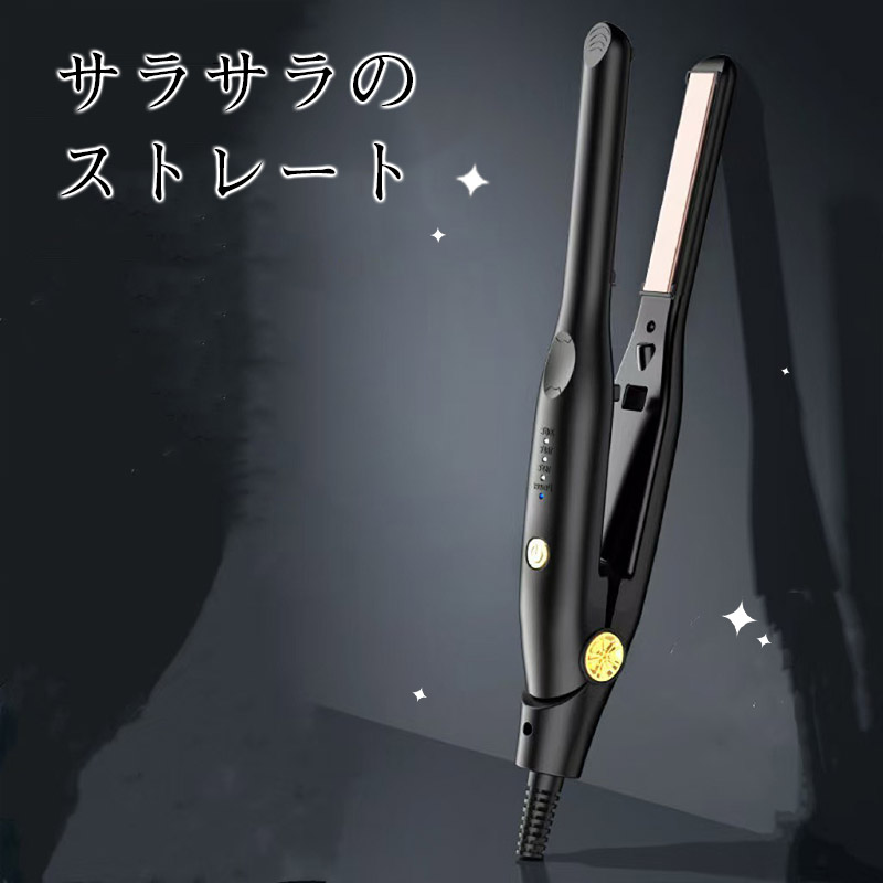 ヘアアイロン ストレート 痛まない 高級 給電式 温度調節 海外対応