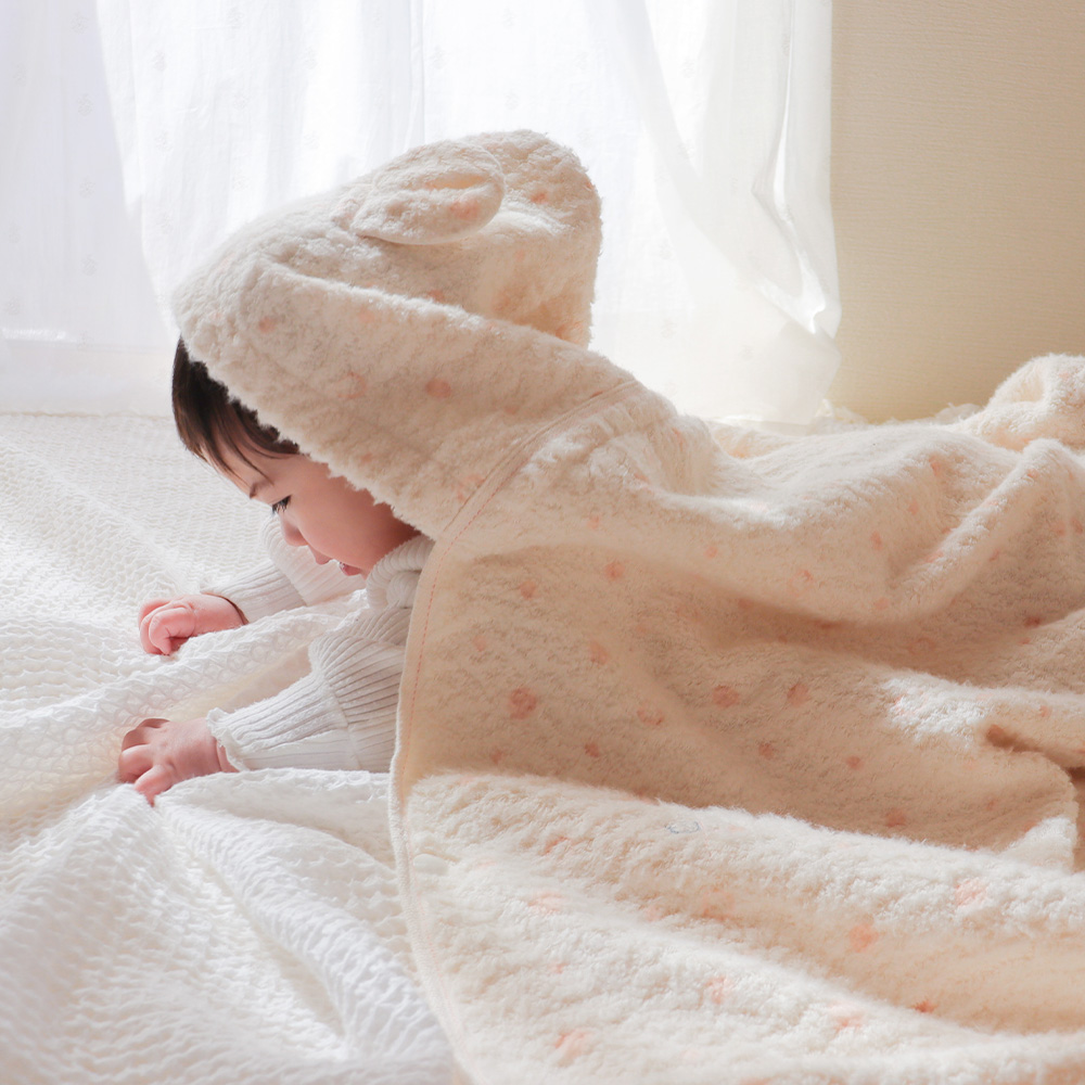 kontex（コンテックス） 出産祝い Mule(ミュール)フード付きバスタオル