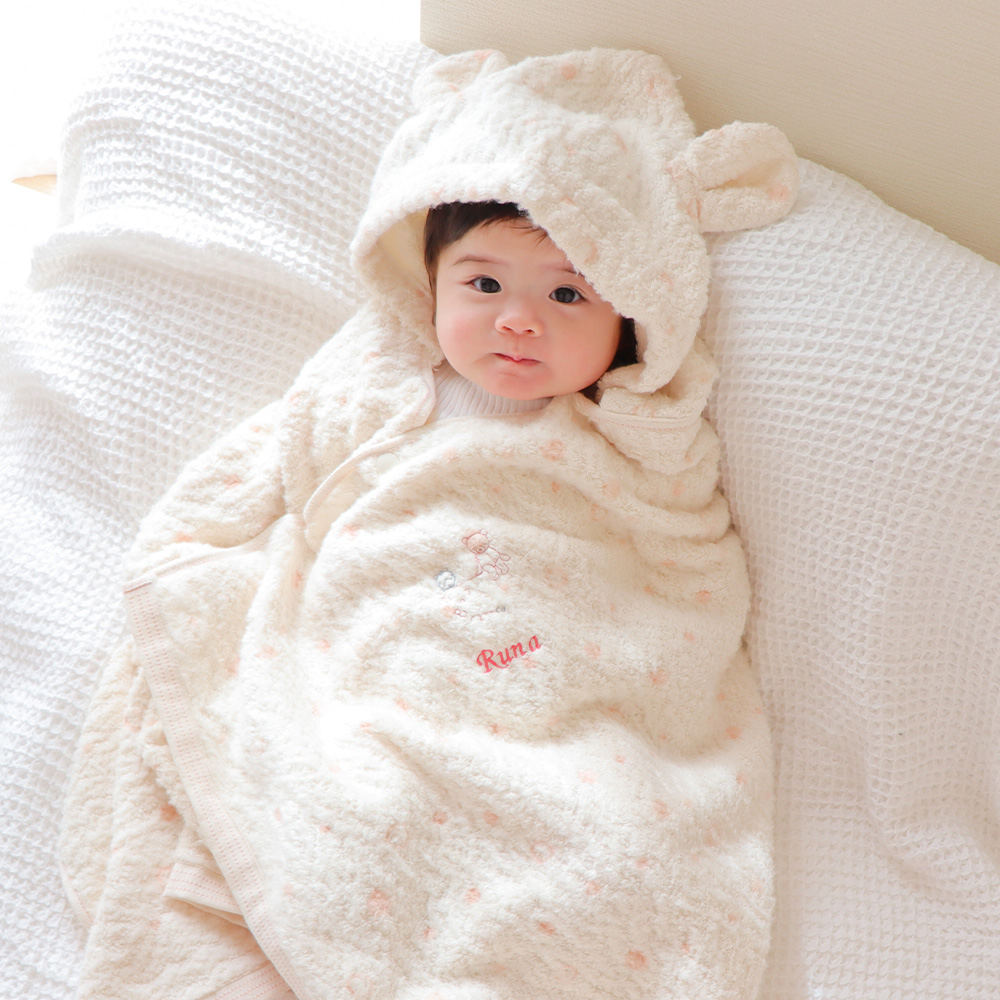 kontex（コンテックス） 出産祝い Mule(ミュール)フード付きバスタオル