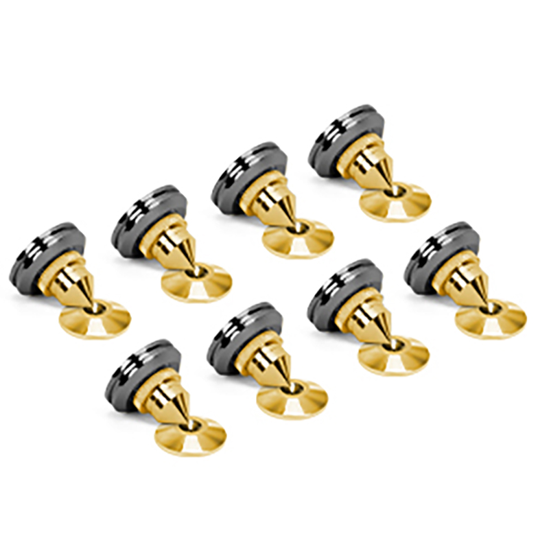 インシュレーター スピーカー スパイク 金属製 8個セット オーディオ