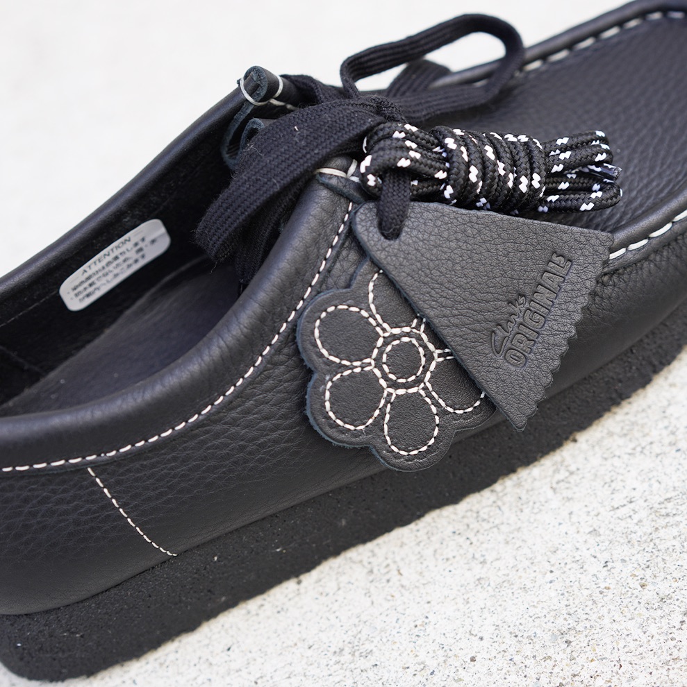 Clarks（クラークス） オリジナル ワラビー ブラック レザー