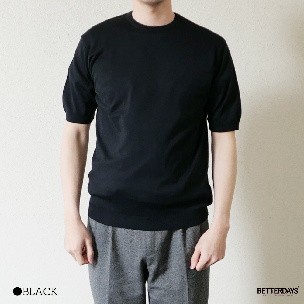 JOHN SMEDLEY（ジョンスメドレー） ニットT 半袖 プルオーバー メンズ