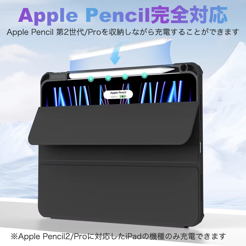 iPad 分離式 Air 13インチ (M3/M2) ケース Pro 12.9インチ(第6/5/4世代