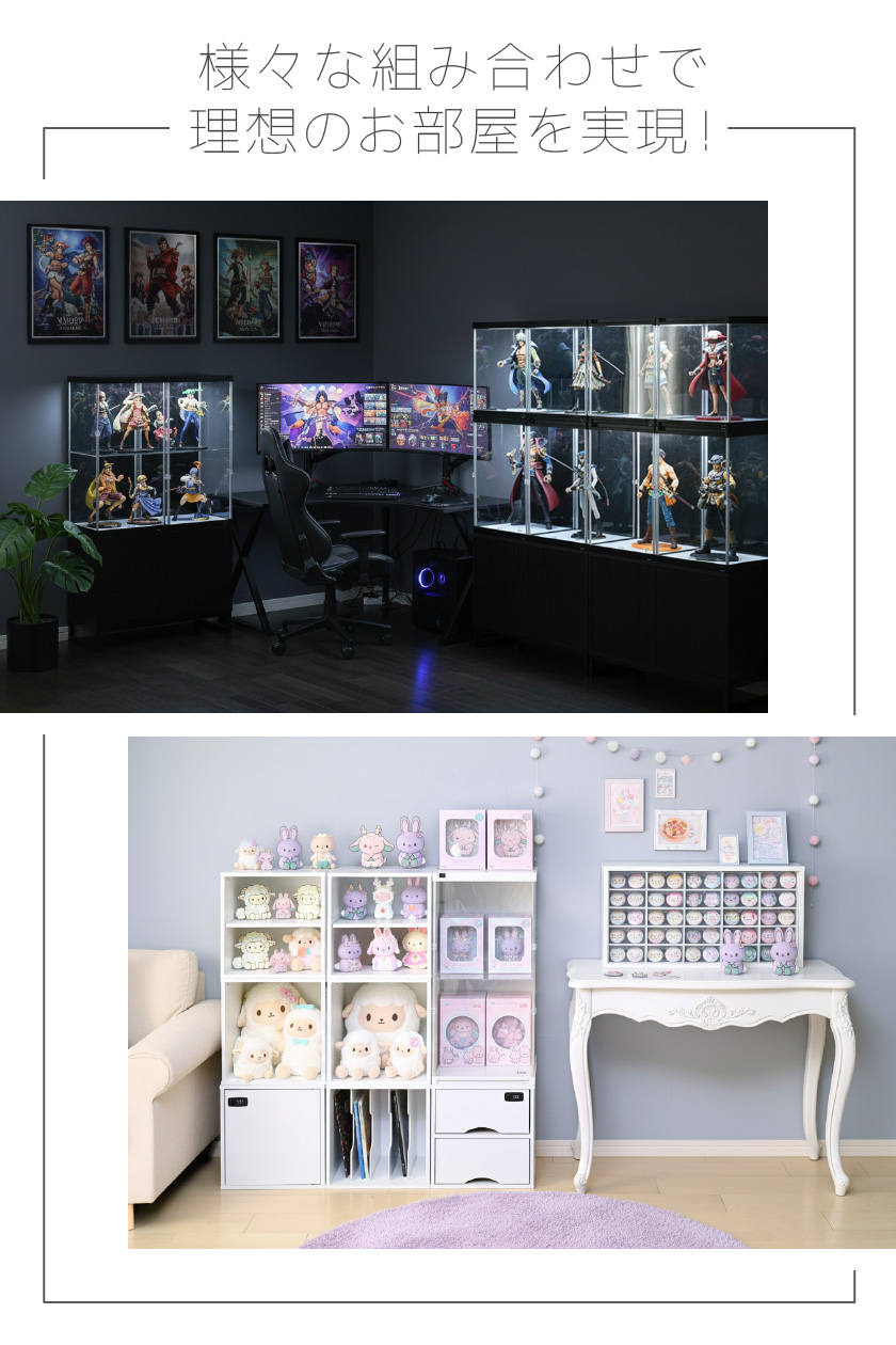 スーパーハイタイプ登場 アクリルコレクションケース J-STAGE ミラー