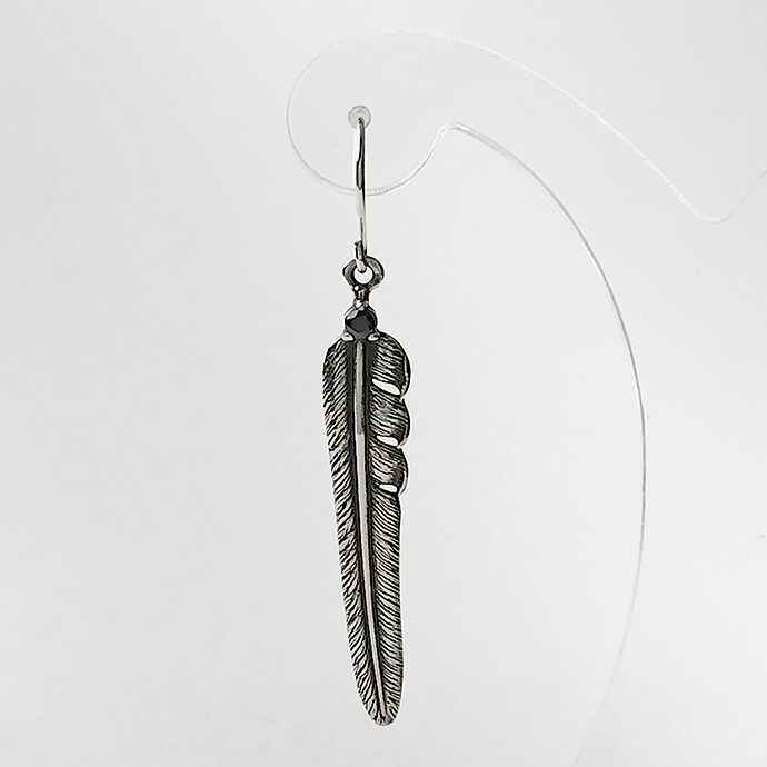 Binich（ビニッチ） 羽根 揺れるピアス メンズ レディース フェザー