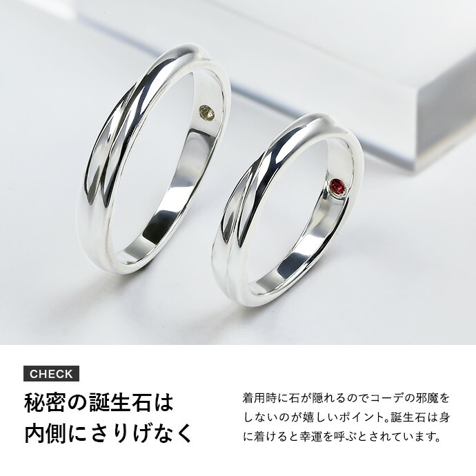 Binich（ビニッチ） 名入れ可 シルバー925 誕生石 リング メンズ