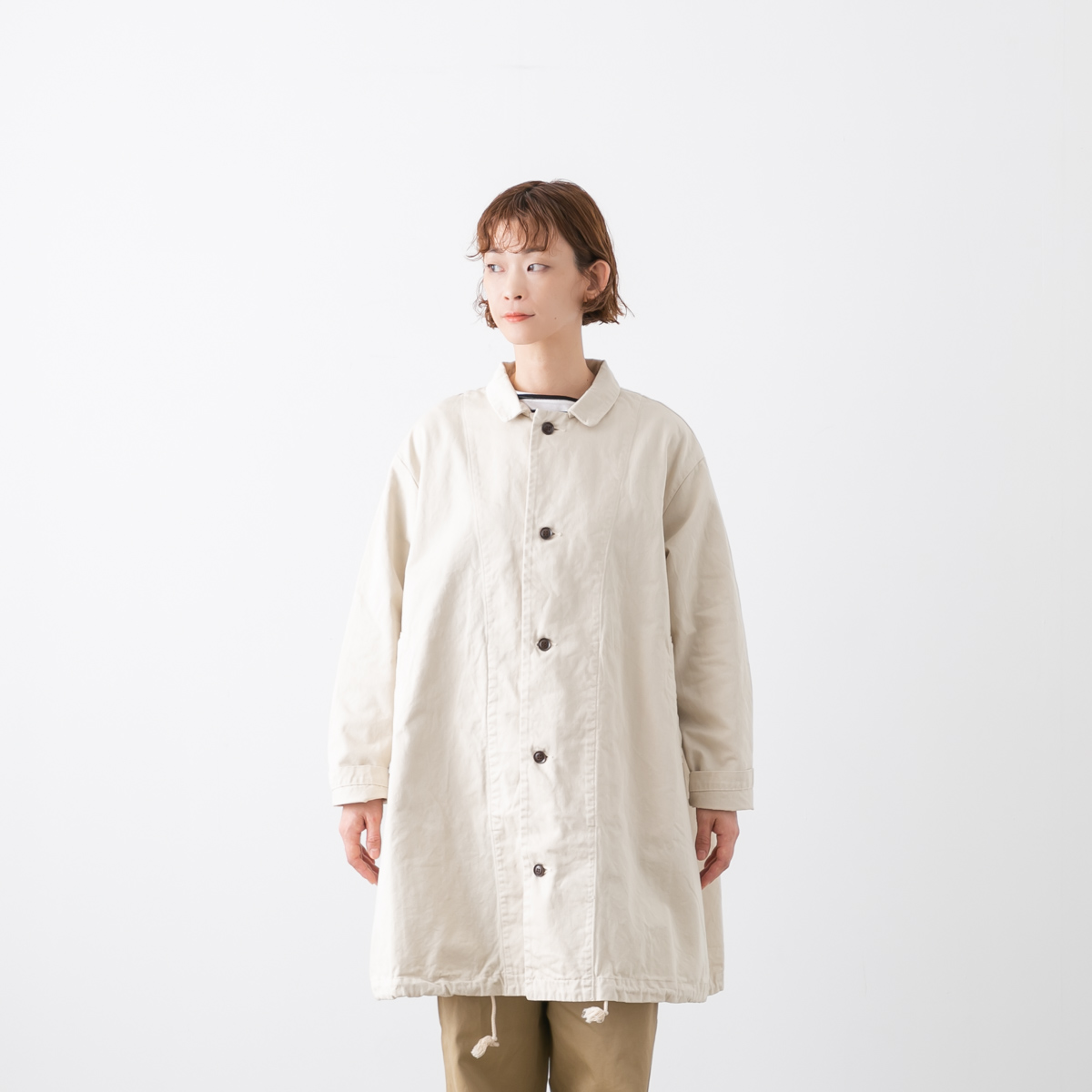 HARVESTY（ハーベスティ） オーバー ハーフコート レディース コート