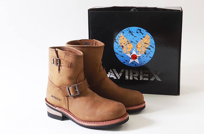 AVIREX（アヴィレックス） ブーツ HORNET 本革エンジニアブーツ AV2225
