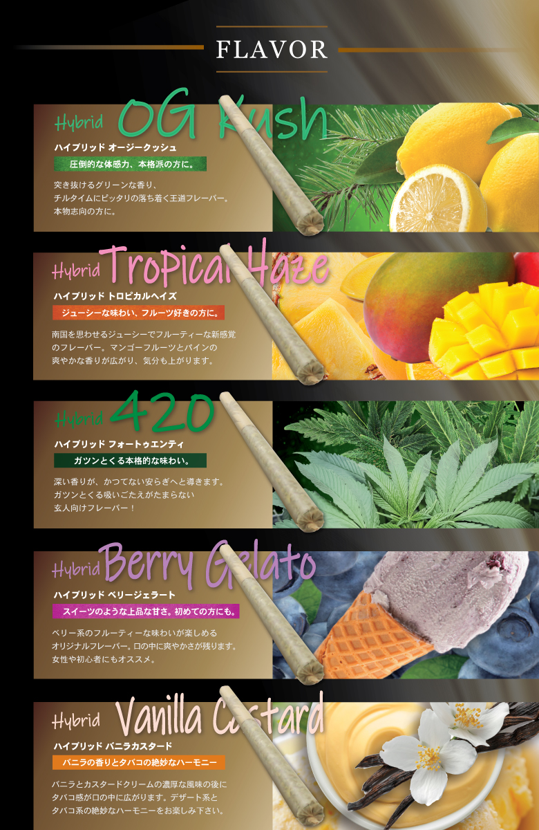 CANNACREATE CBNジョイント 高濃度 CBN ハーブ ジョイント 超お得 5本