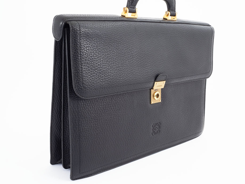 LOEWE（ロエベ） アナグラム ビジネスバッグ ブリーフバッグ レザー