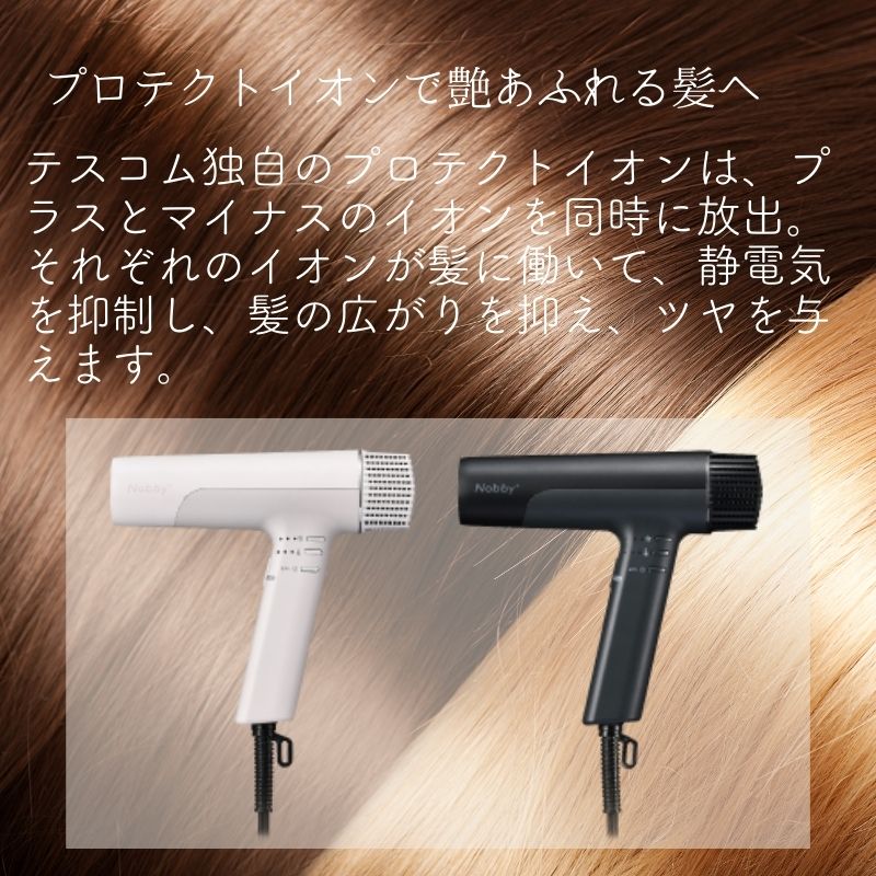 Nobby+ ノビープラス プロテクトイオン ヘアドライヤー ND340B 1300W