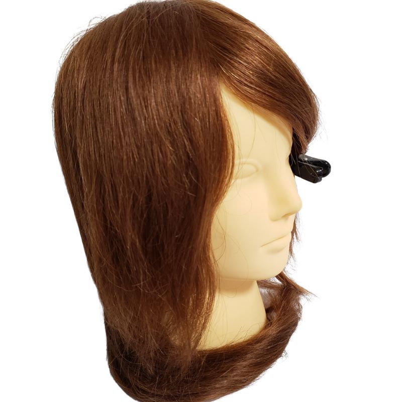 美容師 人毛100％ ヘアアレンジ セットアップウィッグ 茶髪 キタムラ