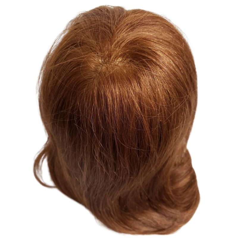 美容師 人毛100％ ヘアアレンジ セットアップウィッグ 茶髪 キタムラ