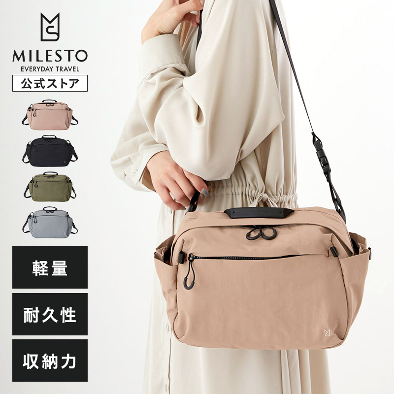 MILESTO（ミレスト） ショルダーバッグ メンズ ボディバッグ TROT