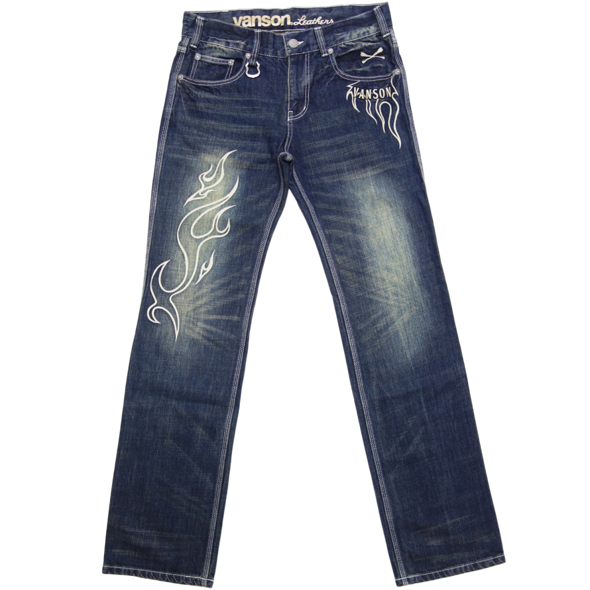VANSON（バンソン） ドクロ スカル ジーンズ デニム ジーパン メンズ