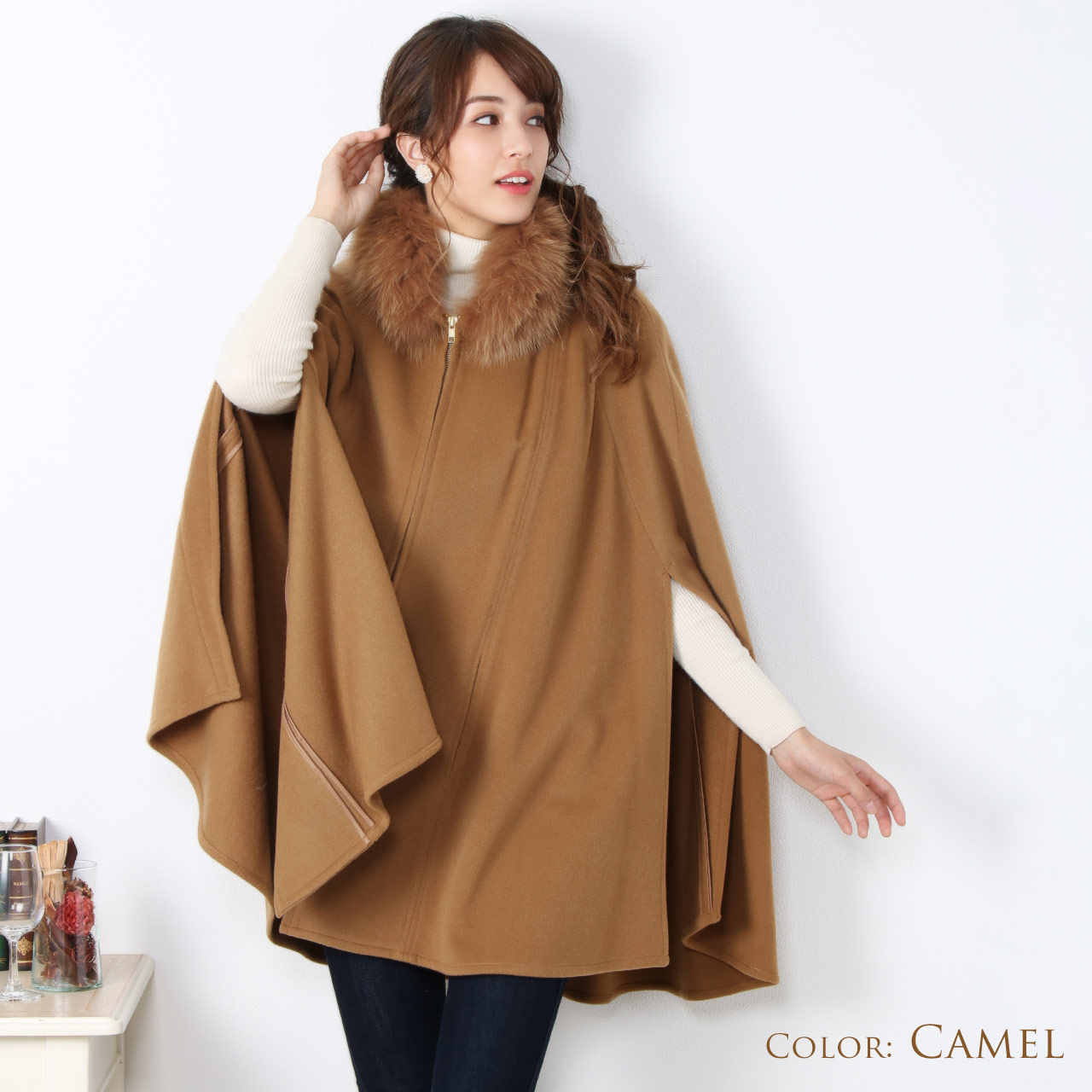 Filomo（フィローモ） ＜爆買＞Filomo カシミヤ ケープ ポンチョ