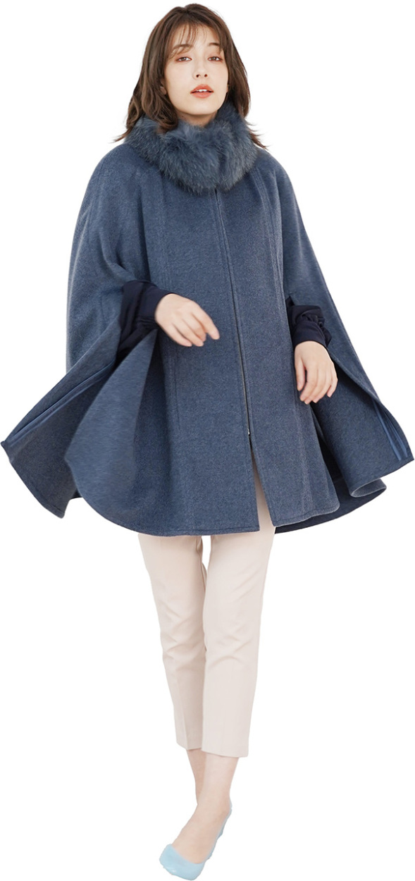 Filomo（フィローモ） ＜爆買＞Filomo カシミヤ ケープ ポンチョ