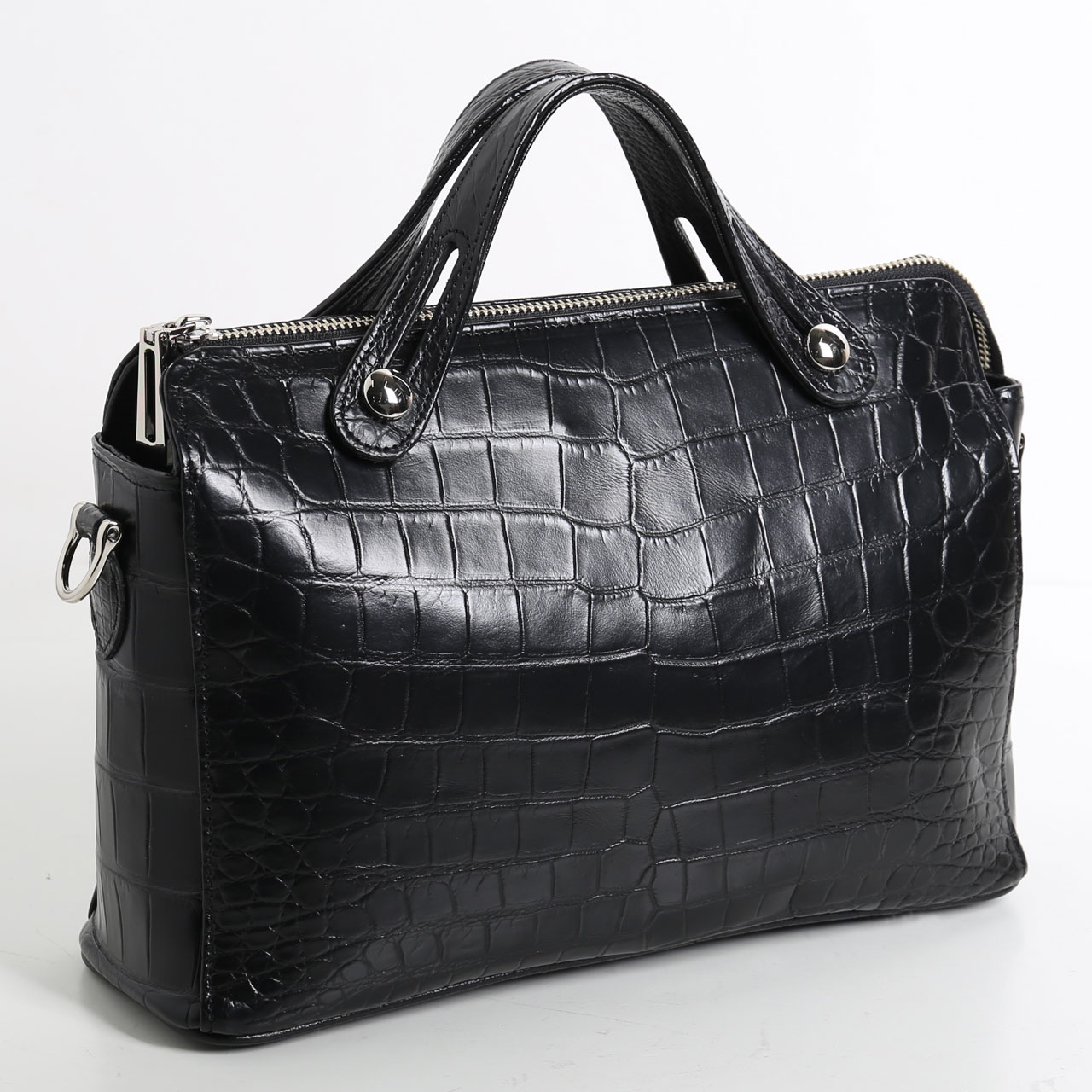 sankyo shokai（三京商会） ＜爆買＞クロコダイル マット 3wayバッグ
