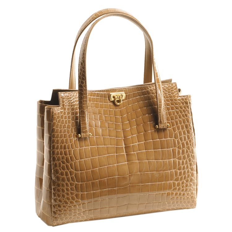 sankyo shokai（三京商会） ＜爆買＞クロコダイル ハンドバッグ 日本製