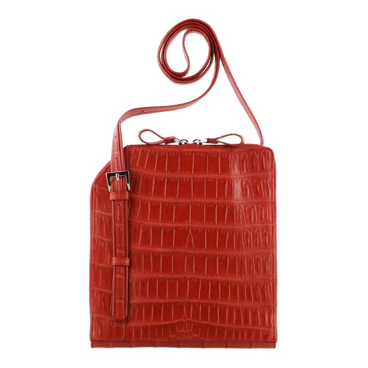 sankyo shokai（三京商会） スモール クロコダイル ショルダーバッグ