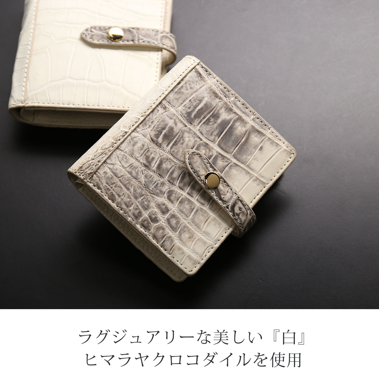 sankyo shokai（三京商会） ＜爆買＞ヒマラヤ クロコダイル メンズ