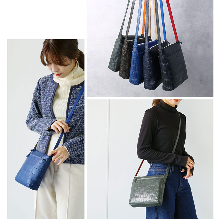 sankyo shokai（三京商会） ＜爆買＞クロコダイル ショルダー バッグ