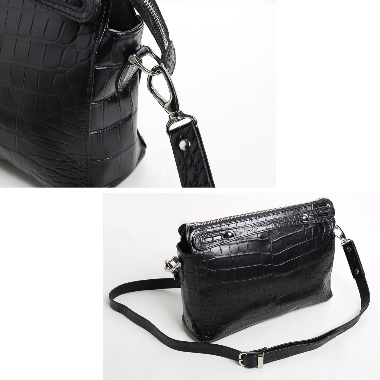 sankyo shokai（三京商会） ＜爆買＞クロコダイル マット 3wayバッグ