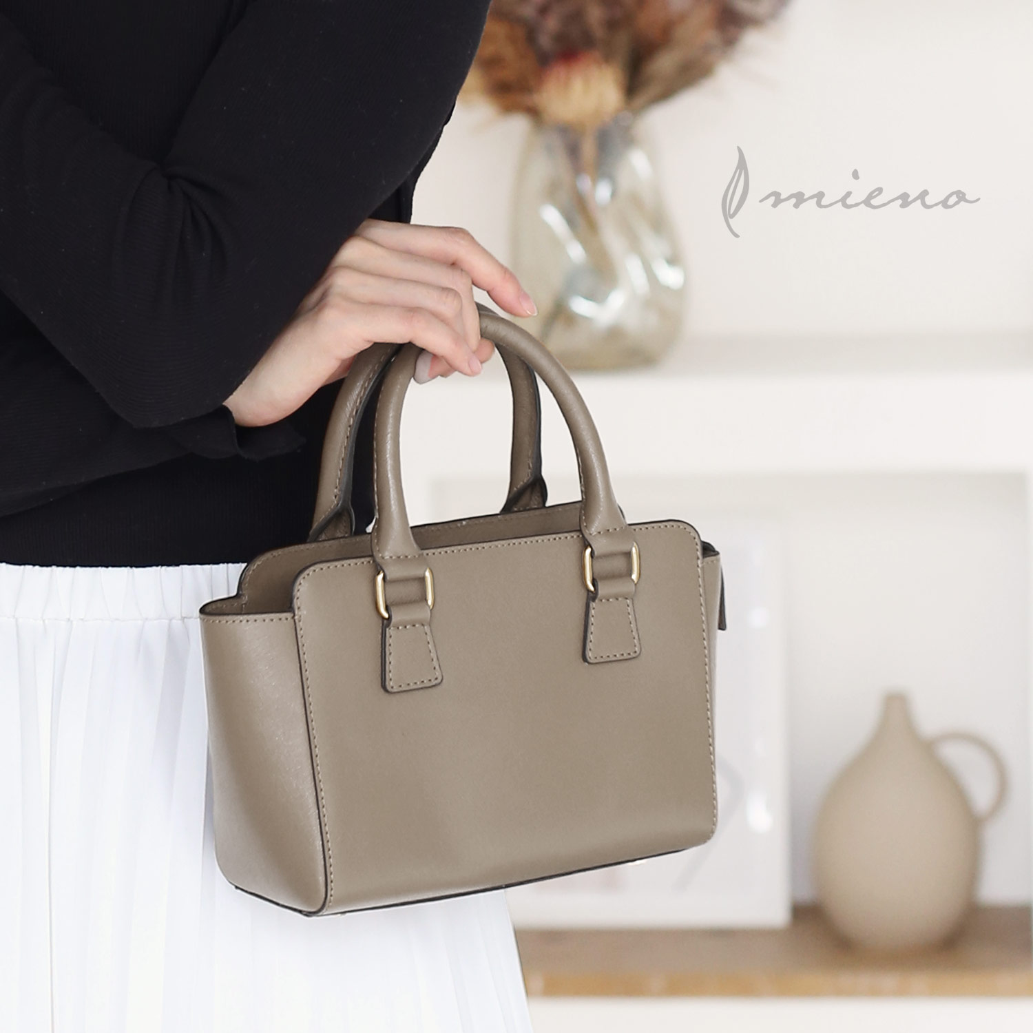 mieno（ミエノ） ＜爆買＞ミニバッグ レディース ブランド 本革
