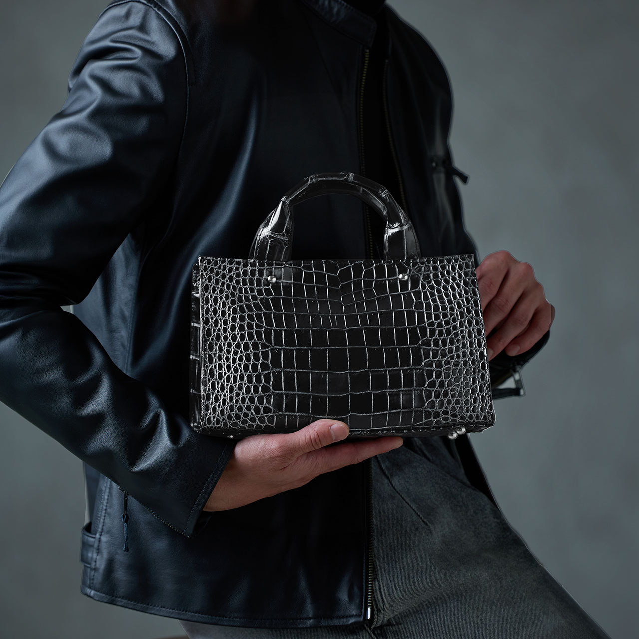 sankyo shokai（三京商会） ＜爆買＞クロコダイル メンズ 2WAY