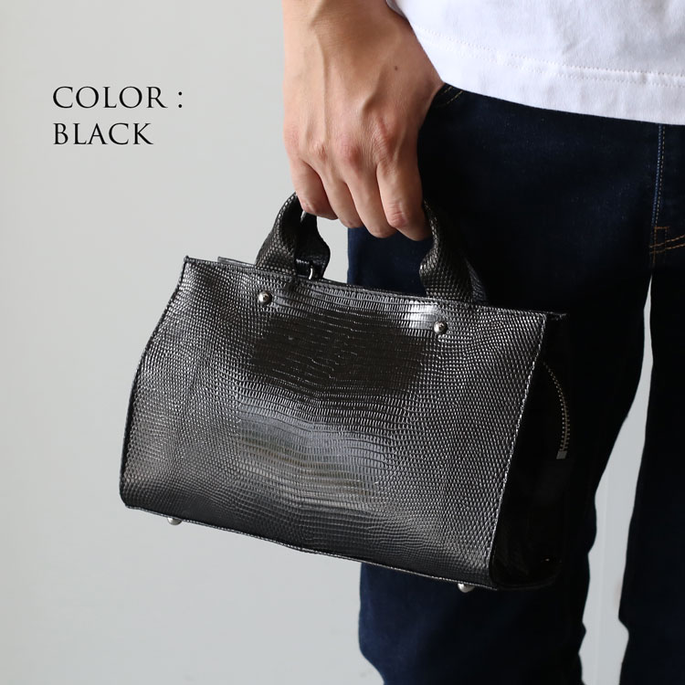 sankyo shokai（三京商会） ＜爆買＞リザード 2wayバッグ ハンドバッグ