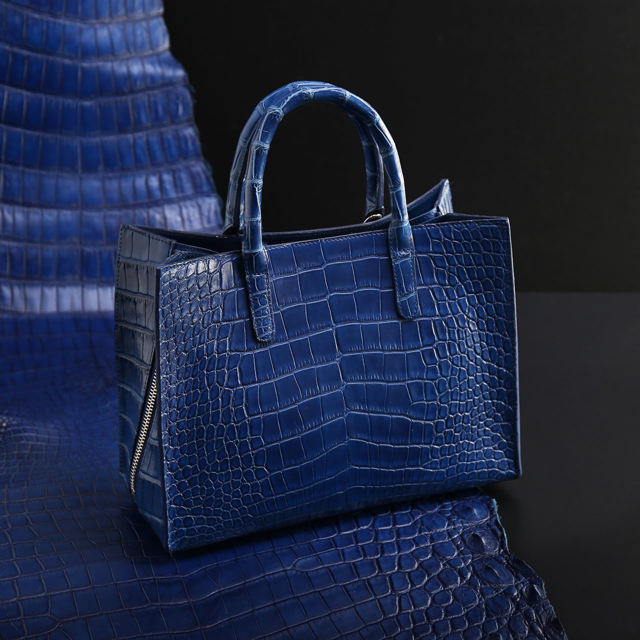 sankyo shokai（三京商会） ＜爆買＞藍染め アリゲーター メンズ