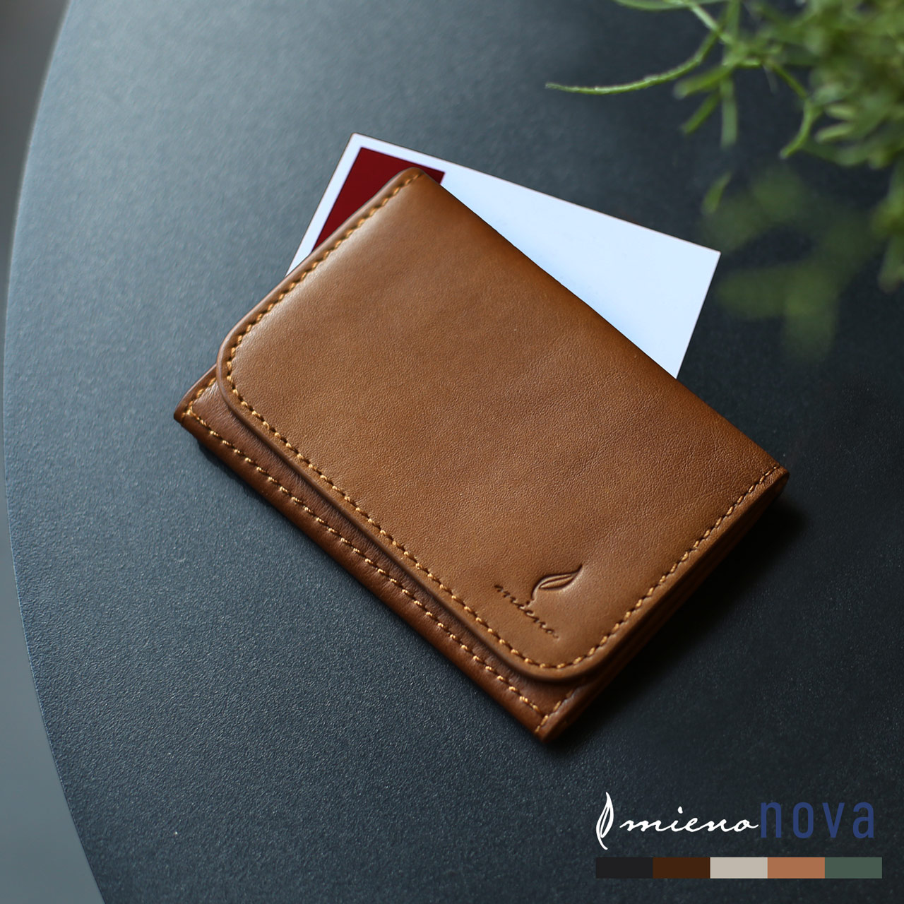 mieno（ミエノ） ＜爆買＞名刺入れ メンズ 本革 ブランド mieno nova