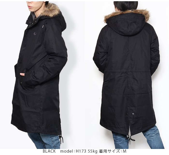 FRED PERRY（フレッドペリー） ジップイン ライナー フィッシュテール