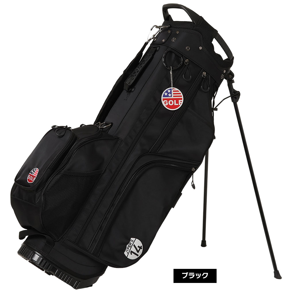 ゴルフ キャディバッグ 14分割 スタンド 9.5型 47インチ メンズ ゴルフ