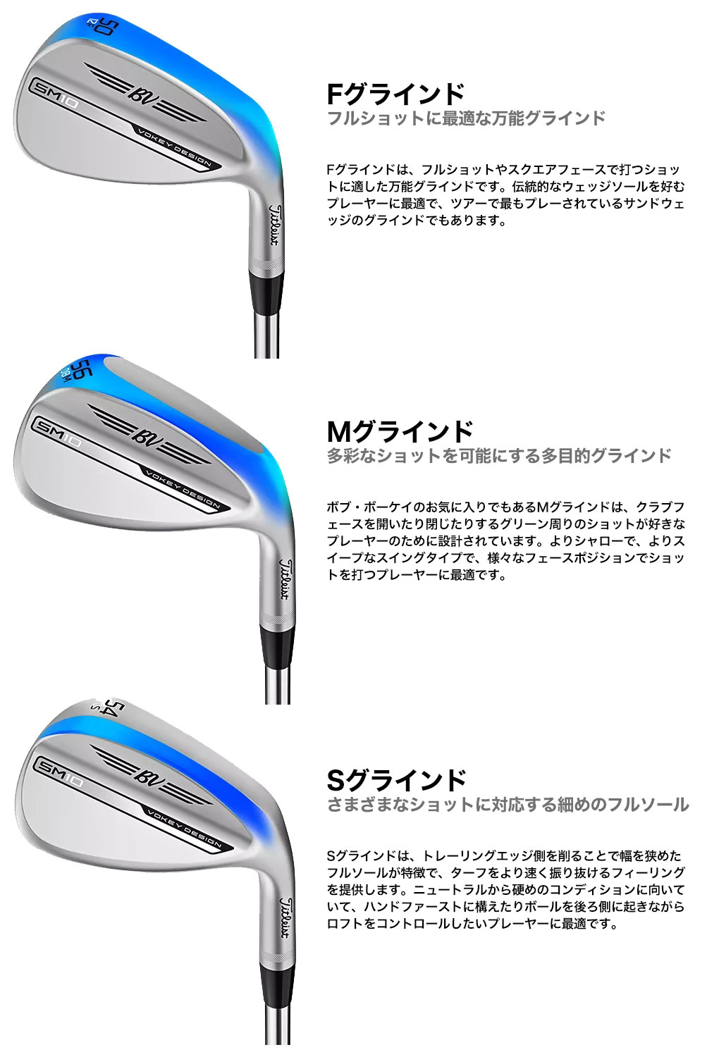 Titleist（タイトリスト） VOKEY SM10 ウェッジ メンズ 右用 ツアー
