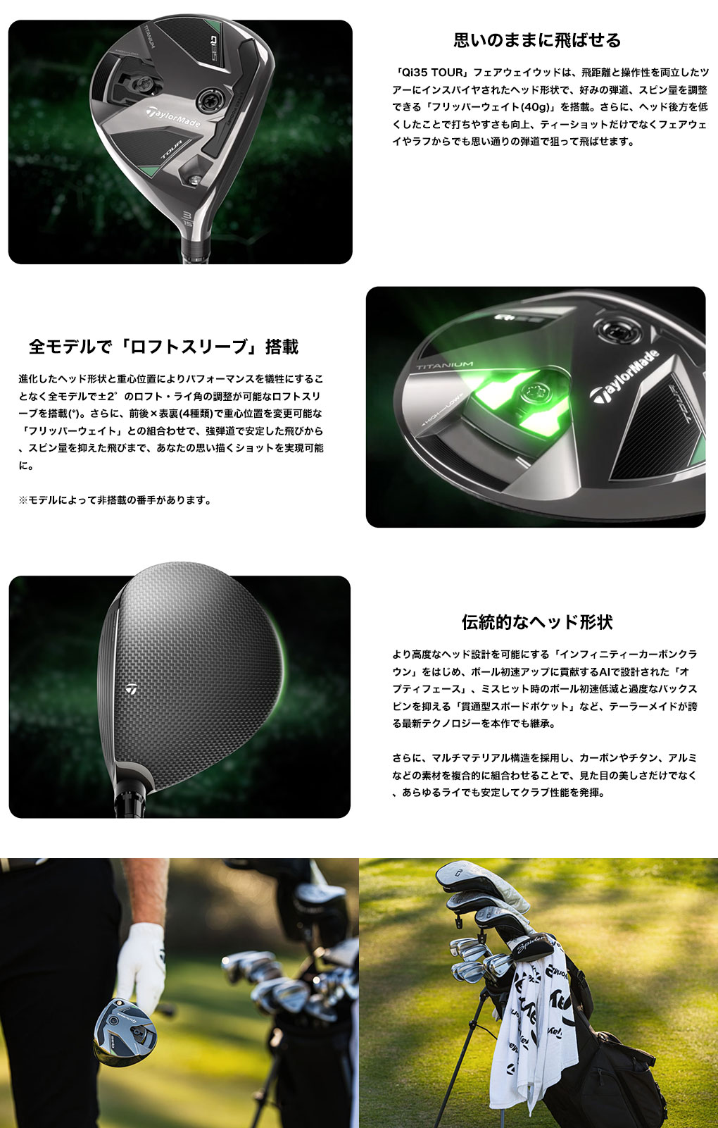 TaylorMade（テーラーメイド） Qi35 Tour Fairway フェアウェイウッド