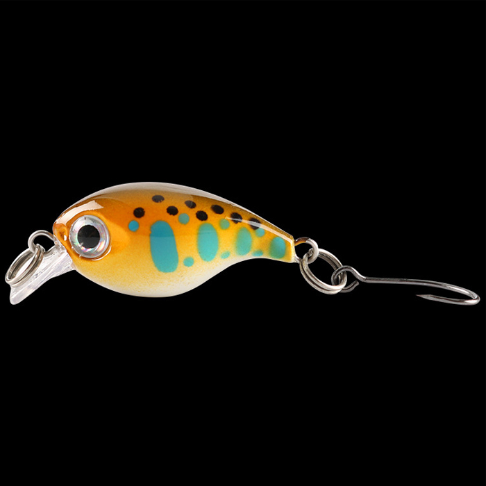 マイクロクランクベイト 8色 セット バーブレス フック 付き 3.6cm 2.1